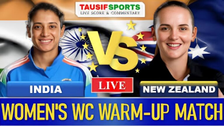 India Women's warm-up match against New Zealand Women for 2025 World Cup
