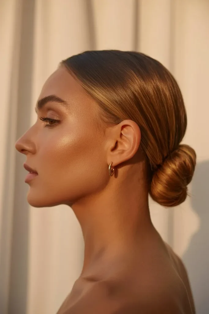Glossy Sleek Bun