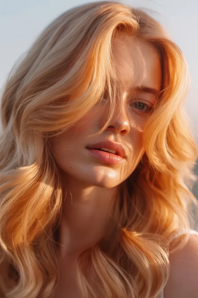 Soft Strawberry Blonde Glow