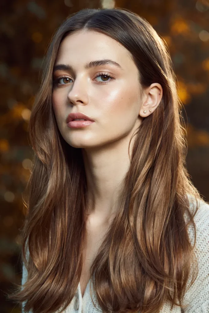 Cherry Mocha Hair With Dimensional Babylights
