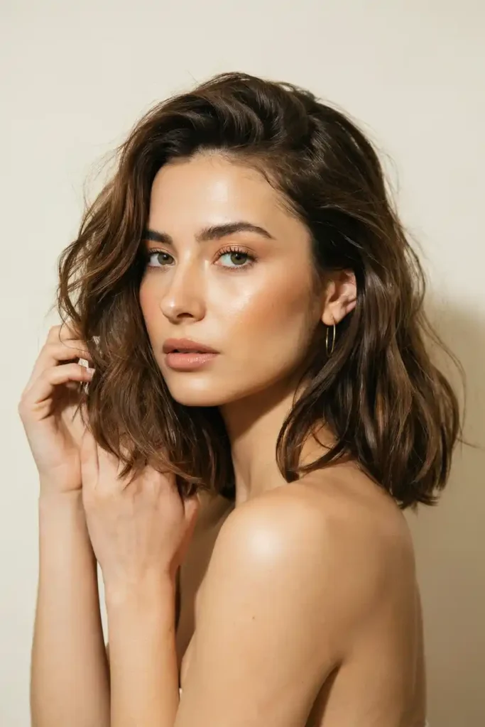 Glamorous Butterfly Layers With A Full-Bodied 90s Blowout Effect