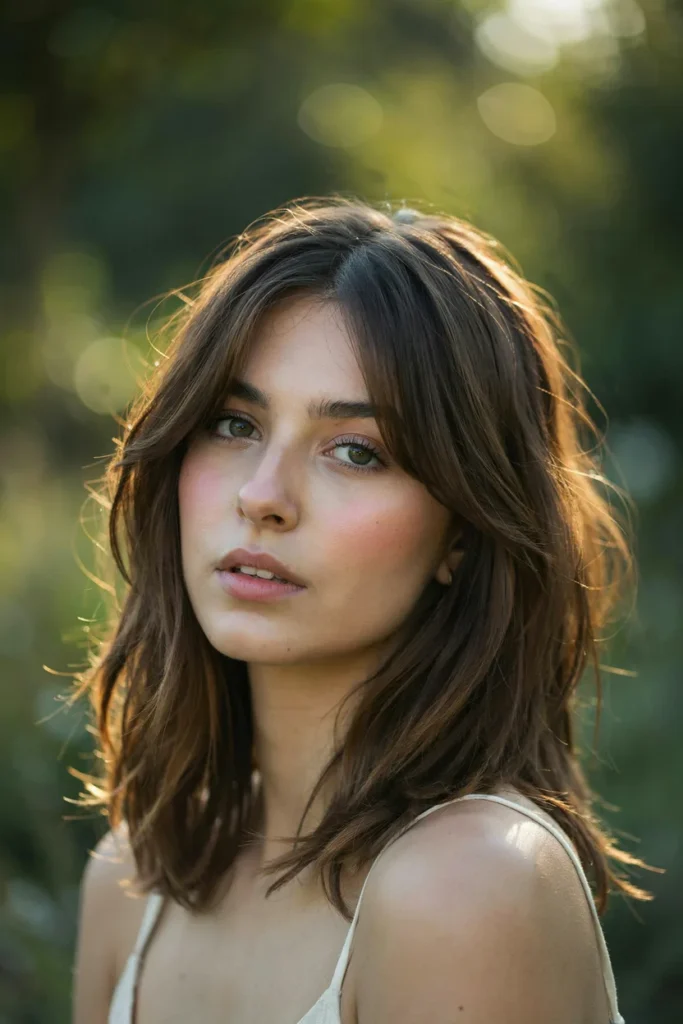 Layered Wolf Cut With Soft Summer Volume