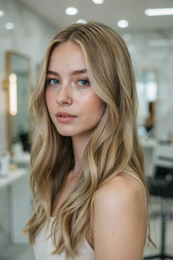 Mushroom Blonde With Ashy Dimension