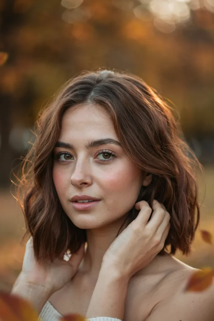 Rose Brown Hair With Soft Textured Layers