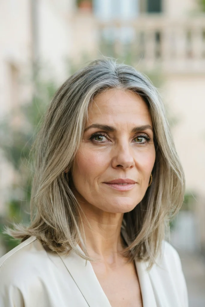 Soft Gray Blend Layers With Feathered Ends