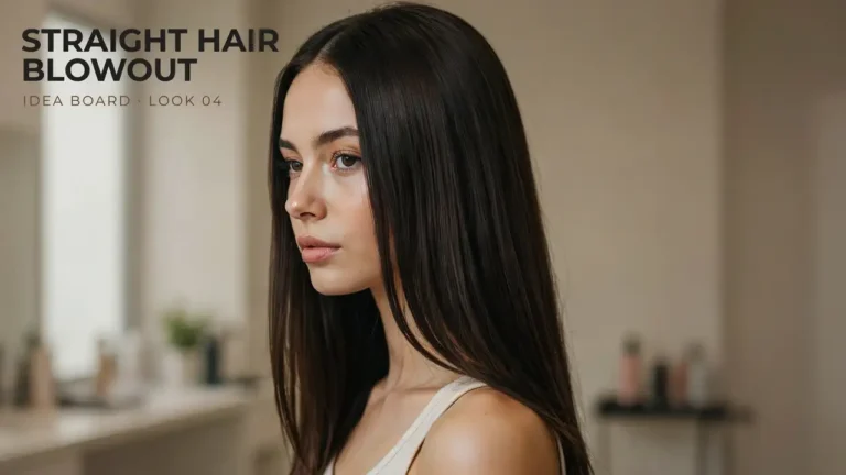 Straight Hair Blowout Ideas