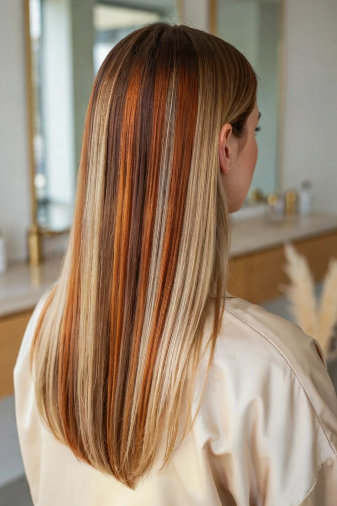 Bold Chunky Calico Hair
