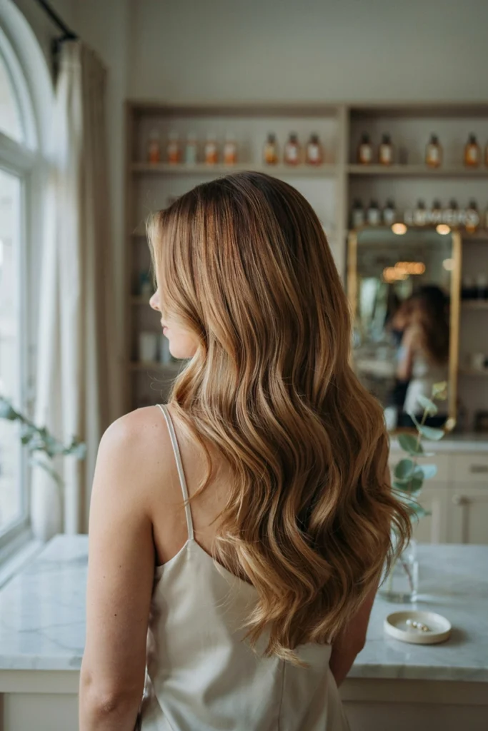 Calico Hair With Loose Hollywood Waves