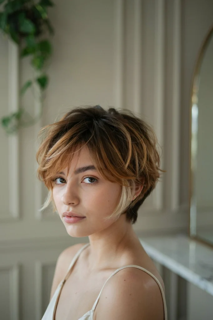Calico Pixie Hair