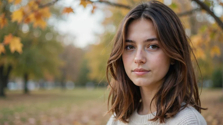 Fall Medium Shoulder-Length Hairstyles With Brunette Highlights