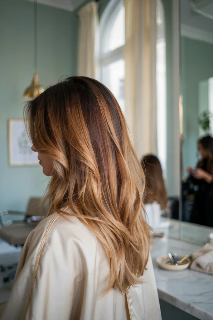 Layered Calico Hair