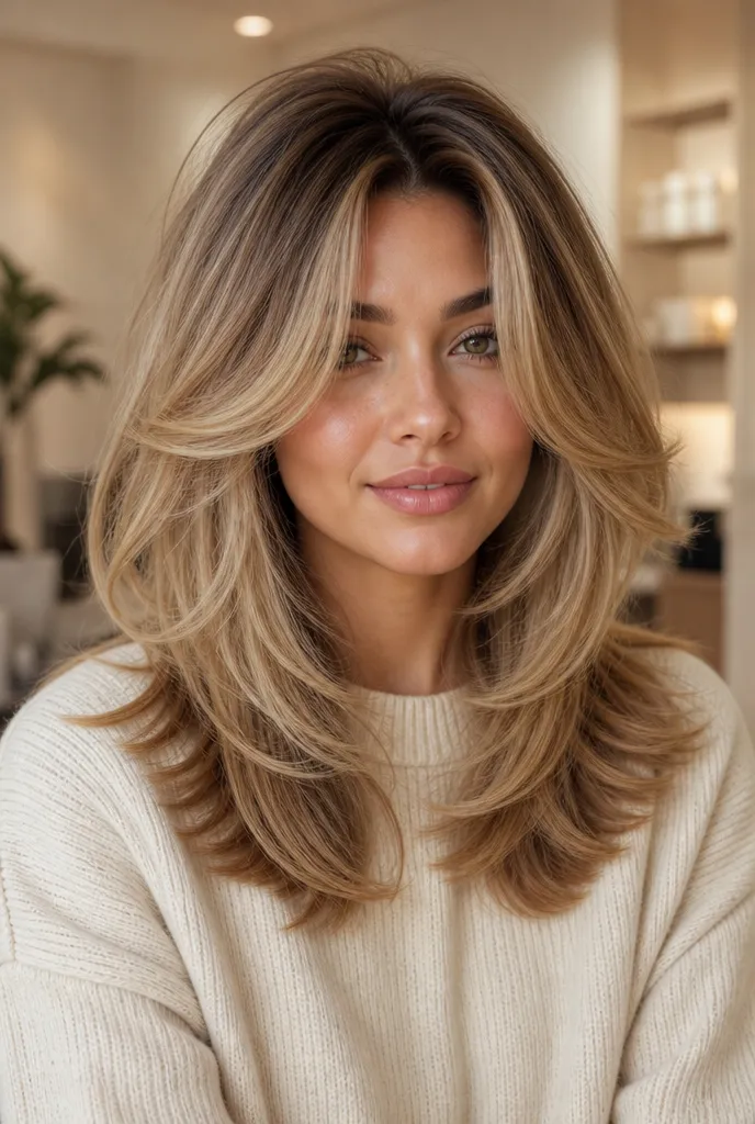 Medium-Length Butterfly Cut