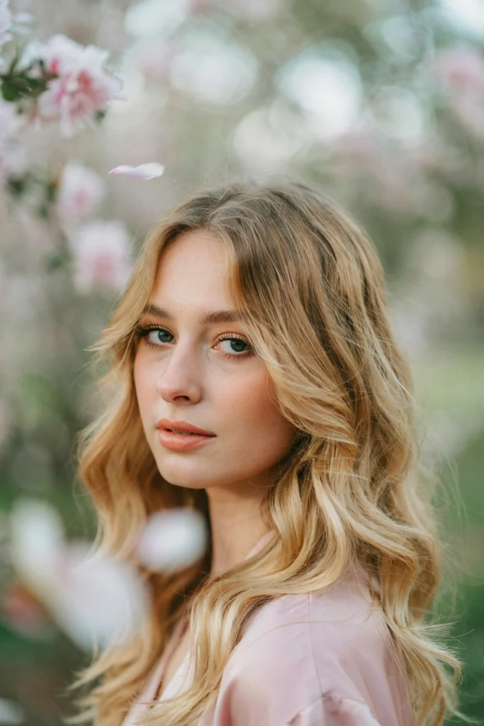 Peach Champagne Hair