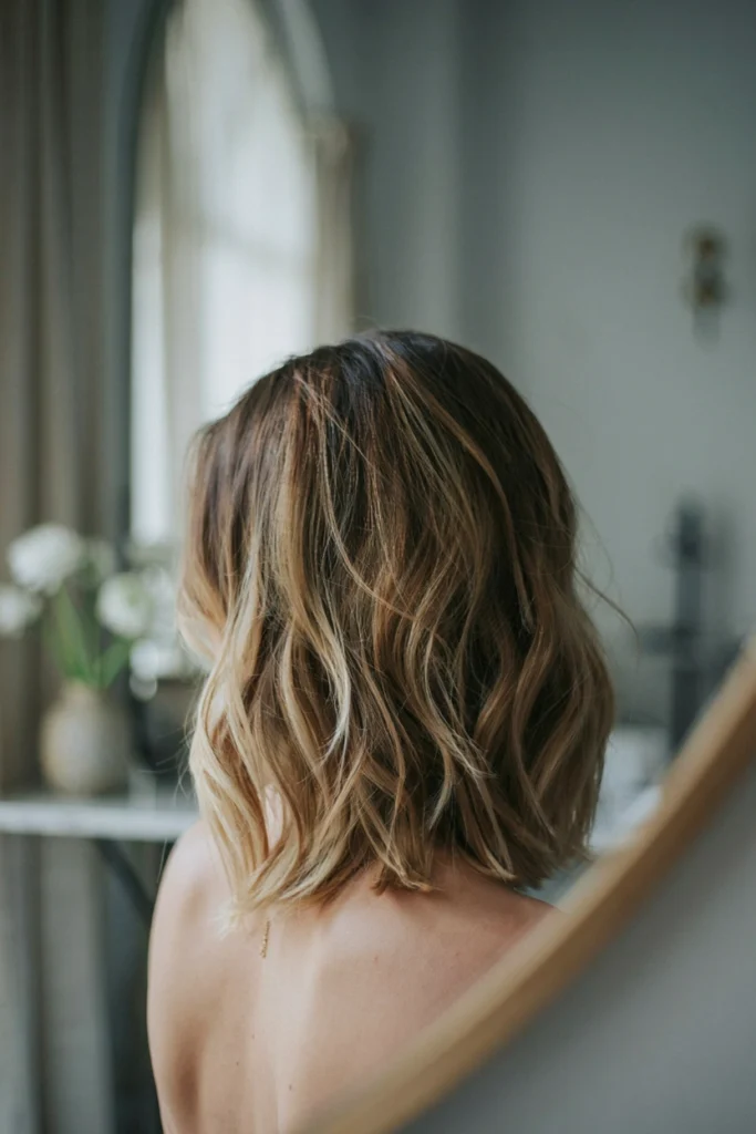 Shoulder-Length Calico Hair