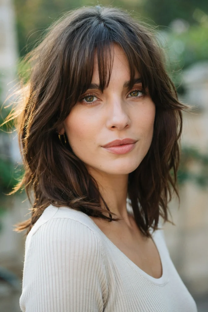 Textured Shoulder-Length Shag