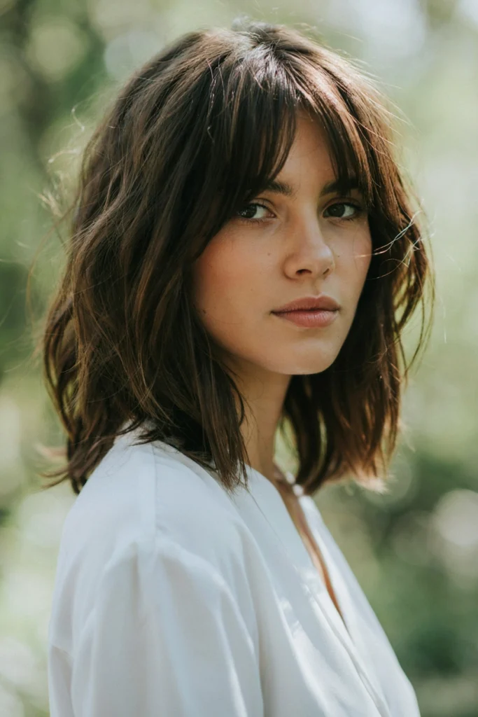 Textured Shoulder-Length Shag