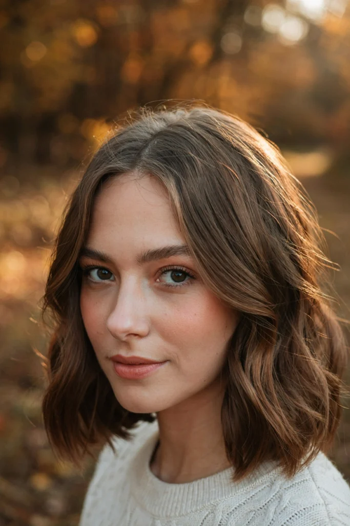 Textured Shoulder-Length Waves